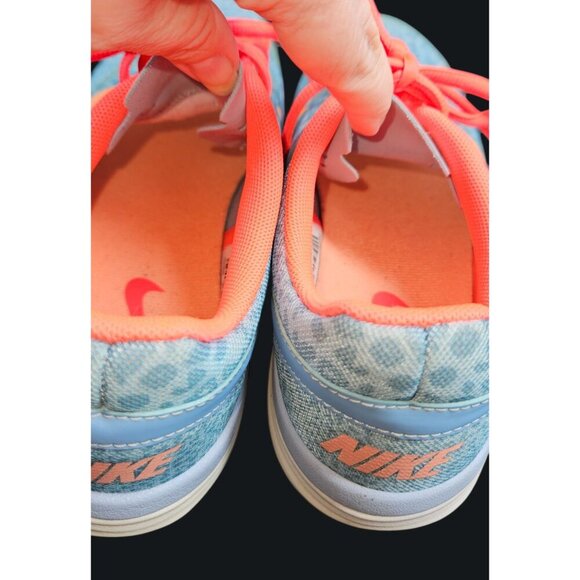 Nike Dual Fusion Womens Training Shoes Sz 9 Gray Coral Orange Athletic Sneakers - Picture 13 of 14